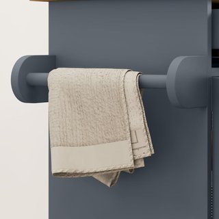 Carro De Cocina Multiusos Con Cajón, Ruedas, Portaespecias Y Armario, Mueble De Cocina Con Estante Regulable, Porta Toallas Y Tablero De Madera De Caucho, 109X40X89 Cm, Gris
