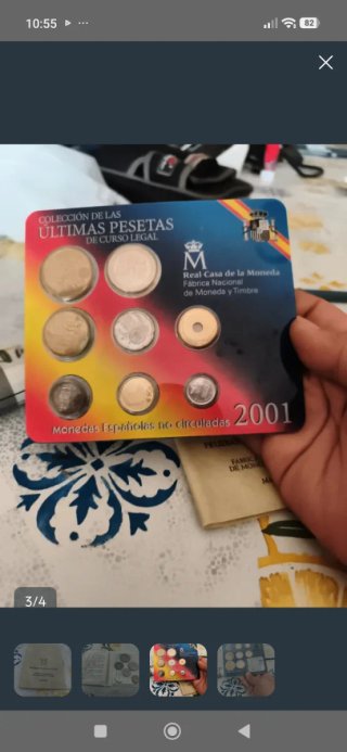 Lote monedas y billetes