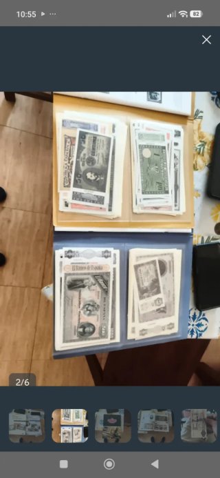 Lote monedas y billetes