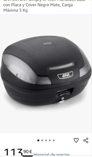 Baúl Givi Monolock Negro