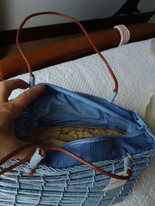 Bolso vegano fibra vegetal sin estrenar