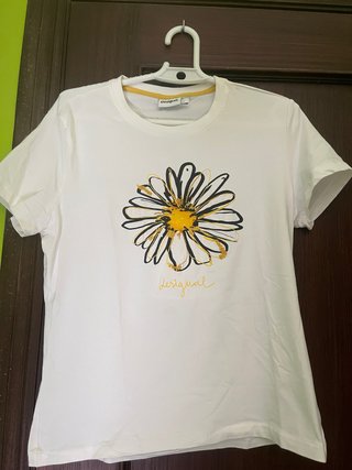 Camiseta Desigual Blanca Talla L