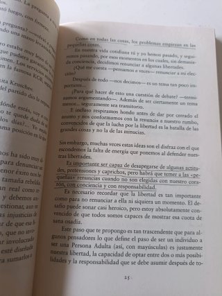 20 pasos hacia delante