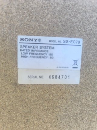 Casse Sony SS-EC79