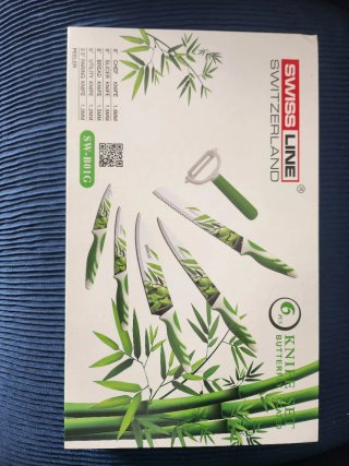 Juego de 5 Cuchillos SWISS LINE + Pelador