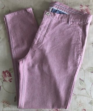 Pantalón Zara Rosa Talla 42