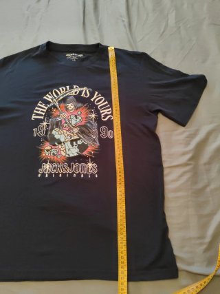 T-shirt Jack & Jones Stampa Grim Reaper L