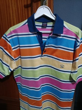 Polo Paul & Shark Rayas Talla L