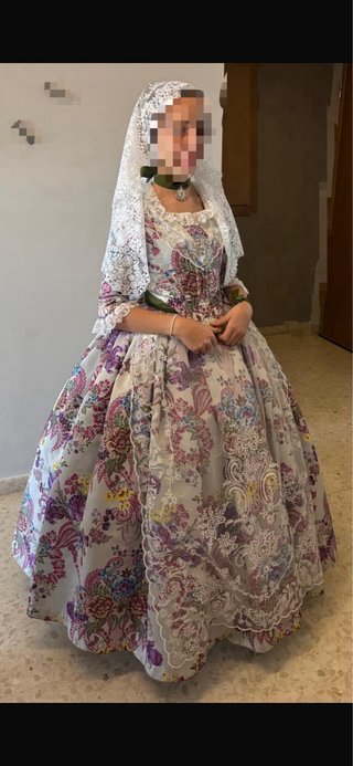 Traje de Fallera Multicolor
