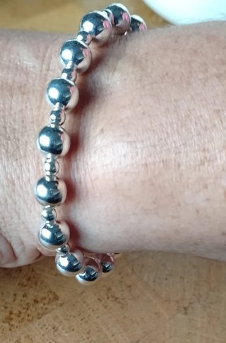 Pulsera Bolas Plata 925
