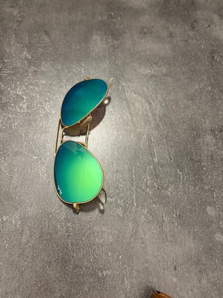 Gafas Ray Ban Aviator Montura Dorada Cristal Espej