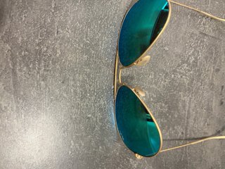 Gafas Ray Ban Aviator Montura Dorada Cristal Espej