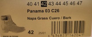 Botes Panama Jack de pell, per home. Talla 42.