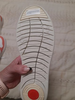 Zapatillas deportivas blancas,rosa y beige,talla38