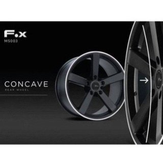 Juego de 4 Llantas 19 Fox MS003 Black Concave BM08