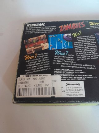 🇩🇪 Noe Zombies Super Nintendo snes completo