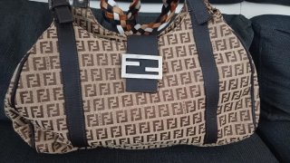 Borsa Fendi Zucca Beige/Marrone