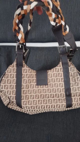 Borsa Fendi Zucca Beige/Marrone