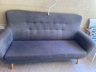 Sofá de 2 plazas gris
