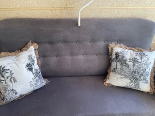 Sofá de 2 plazas gris