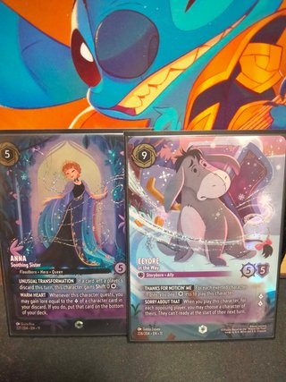 Lorcana Anna y Eeyore Enchanted Winterspell
