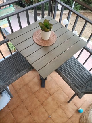 Mesa y 2 Sillas Jardín