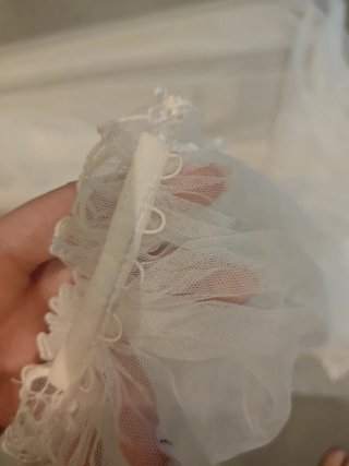 Velo de novia con encaje