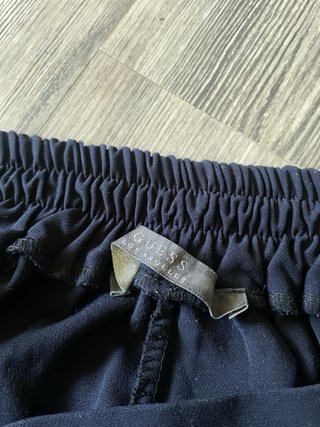 Pantalones Guess azul marino con raya lateral S