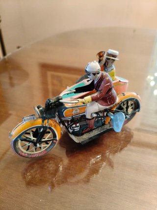 Lote coche y moto sidecar Ojalata Piloto CopiaPaya