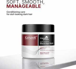 Karseell Mascarilla Pelo Negro - Nueva