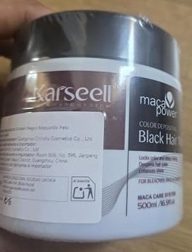 Karseell Mascarilla Pelo Negro - Nueva