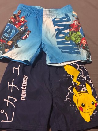 Conjunto Marvel Camiseta y Bañador Talla de 8-10 a