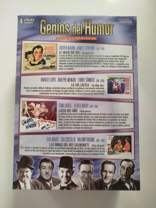 Lote 4 DVD Genios del Humor PRECINTADA