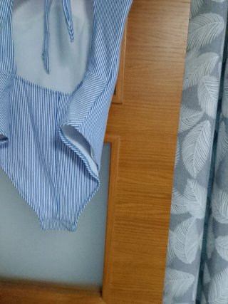Bañador Tommy Hilfiger Mujer Rayas Azul