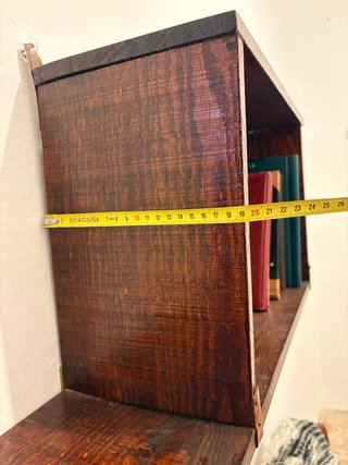 Repisa rústica artesanal de madera