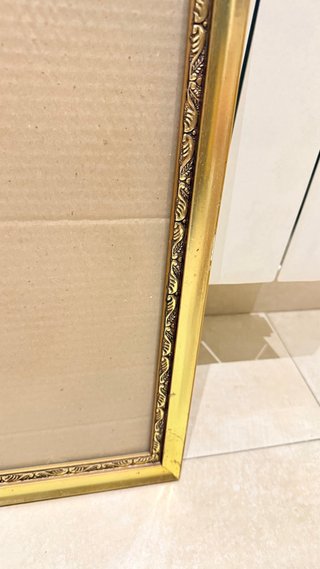 Marco dorado con cristal 41,2 x 53,2 cm