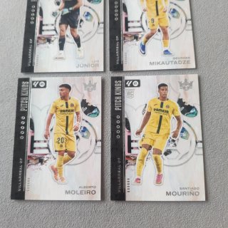 Lote 4 Tarjetas Pitch Kings Villarreal CF