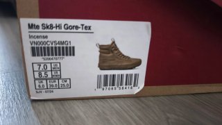 Vans Sk8-Hi Gore-Tex Beige Botas