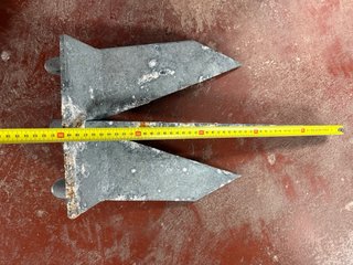 Ancla barco 8/10 kg + cabo y mosquetón