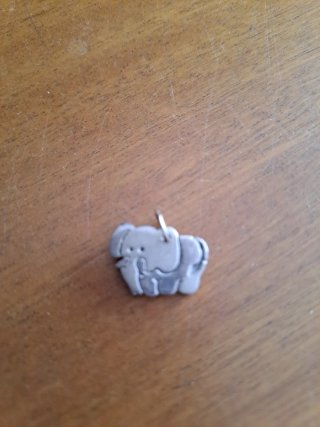 Colgante Elefante Plata