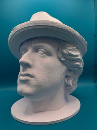 Busto 3D Rocky Stampa 3D Altezza 25cm