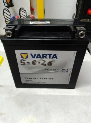 2 Baterías Varta TX14-4/TX14-BS Powersports AGM.