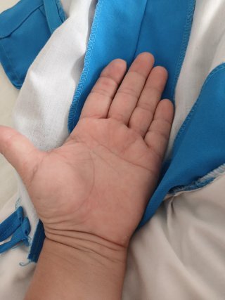 Conjunto Flamenco Niña Azul y Blanco