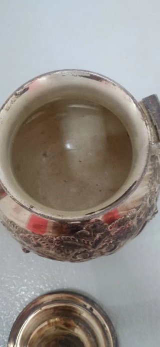 Tetera Árabe Baño En Plata (LEER)