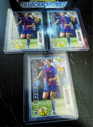 Lote 3 cartas Master Rookie Abdelkarim FCBarcelona