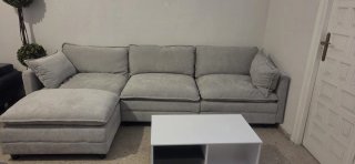Sofá modular Collins gris tela