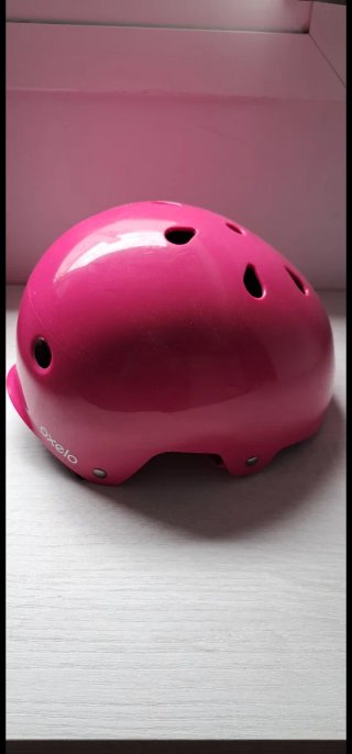 Casco Oxelo Niña Rosa