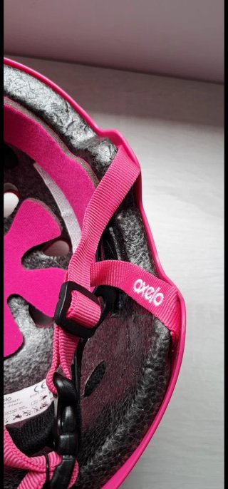 Casco Oxelo Niña Rosa
