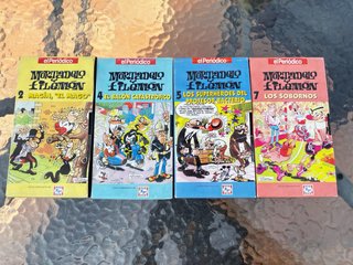 Lote 4 VHS Mortadelo y Filemón