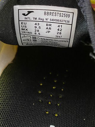 Zapatillas Joma B.Breston Amarillas padel voleibol
